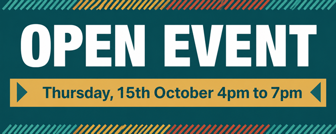 OPEN EVENT - Thursday, 15th October 2026