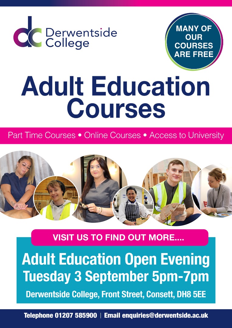 Adult Course Guide Derwentside College | Course Guides